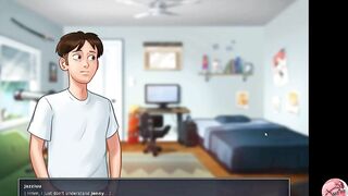 Summertime saga #37 - Creampie in my stepsister's cunt - Gameplay