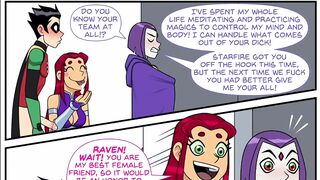Teen Titans Emotobat Sickness Part 4 - Threesome Robin with Vin and Starfire