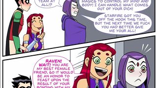 Teen Titans Emotobat Sickness Part 4 - Threesome Robin with Vin and Starfire