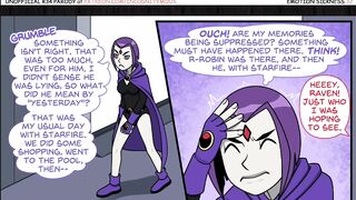 Teen Titans Emotobat Sickness Part 4 - Threesome Robin with Vin and Starfire