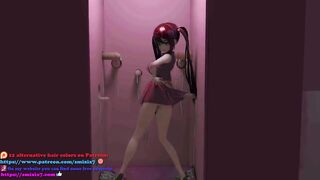 Feeling good Mona's part time job found - Arisananades - Purple Hair Color Edit Smixix