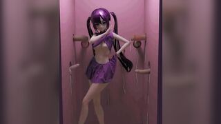 Feeling good Mona's part time job found - Arisananades - Purple Hair Color Edit Smixix