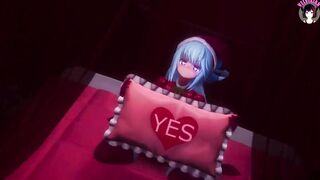 Horny Aqua From Konosuba + Multiple Creampies (3D Hentai)