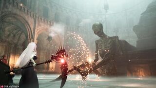 Mori Calliope Dungeon Level Up | Curvylonix