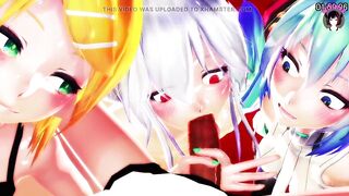 Foursome With Anime Whores (3D HENTAI)