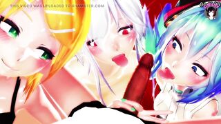 Foursome With Anime Whores (3D HENTAI)