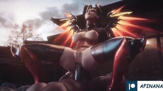 Mercy Devil Hard Fuck with Huge Dick Until Cum