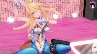 Slut Fucking In Cowgirl Pose On Stage To Music (3D HENTAI)