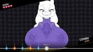 BIG step-mommy TORIEL works HARD with your MANSTICK in BEATBANGER