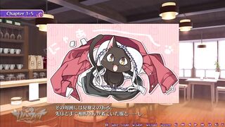 【Sabbat of the Witch】At a coffee shop, the scene where the beautiful shopkeeper becomes naked