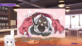 【Sabbat of the Witch】At a coffee shop, the scene where the beautiful shopkeeper becomes naked