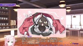 【Sabbat of the Witch】At a coffee shop, the scene where the beautiful shopkeeper becomes naked