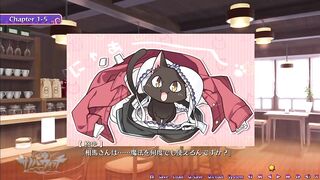 【Sabbat of the Witch】At a coffee shop, the scene where the beautiful shopkeeper becomes naked