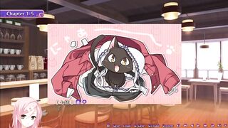 【Sabbat of the Witch】At a coffee shop, the scene where the beautiful shopkeeper becomes naked