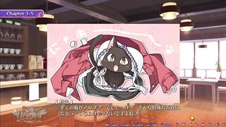 【Sabbat of the Witch】At a coffee shop, the scene where the beautiful shopkeeper becomes naked