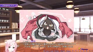 【Sabbat of the Witch】At a coffee shop, the scene where the beautiful shopkeeper becomes naked