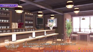【Sabbat of the Witch】At a coffee shop, the scene where the beautiful shopkeeper becomes naked
