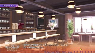 【Sabbat of the Witch】At a coffee shop, the scene where the beautiful shopkeeper becomes naked