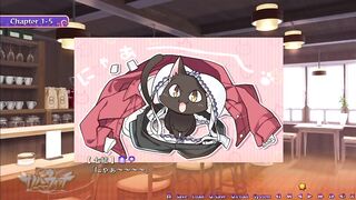 【Sabbat of the Witch】At a coffee shop, the scene where the beautiful shopkeeper becomes naked