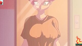 Transformed and is now a woman