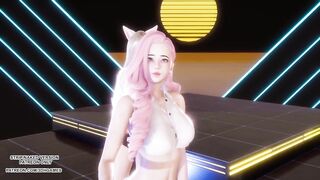 [MMD] GIRL CRUSH - Oppa, Do you Trust Me Sexy Kpop Dance Ahri Seraphine 4K Leauge Of Legends Hentai