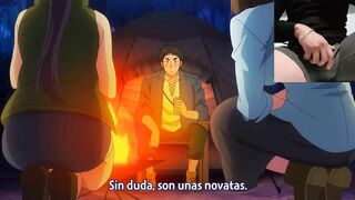 Me Follo a unas colegialas mientras acampo Ep 1