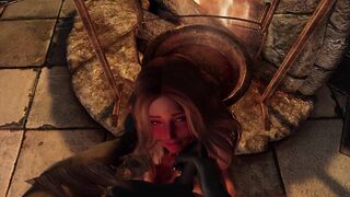 Arch-Mage Teaches me How to Cook and then Cums in My Face