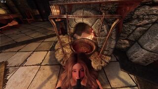 Arch-Mage Teaches me How to Cook and then Cums in My Face