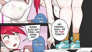 imaginary friends - Blue Fuck Frankie in the ass and pussy - Big Cocks