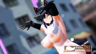 sexy milf erotic Pink Cat Blake RWBY mmd r18 3d hentai