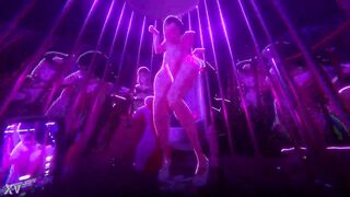 Albanian nightclub naked dance