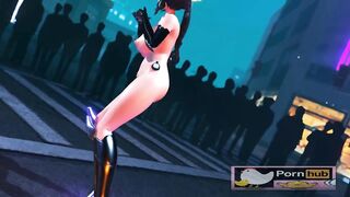 mmd r18 Toxic Blake RWbY sexy princess dance erotic for king goblin 3d hentai