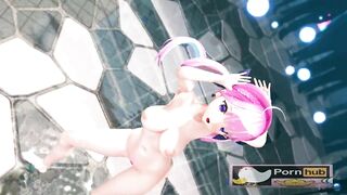 mmd r18 Sea Breeze Minato Aqua sexy bitch hero knight 3d hentai sexy