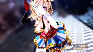 mmd r18 Sex Dance Kimagure Mercy Polka public show for sexy erotic 3d hentai
