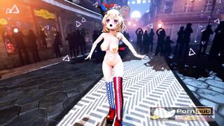 mmd r18 Sex Dance Kimagure Mercy Polka public show for sexy erotic 3d hentai