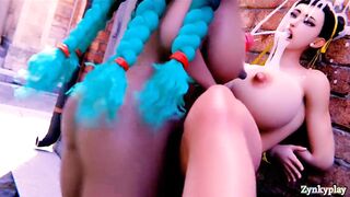 Kimberly fucked Meets Chun Li Big Cumshot 4k 60fps