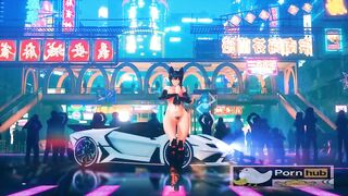 mmd r18 IU LILAC Blake RWBY sexy milf queen want anal fuck 3d hentai school