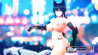 mmd r18 IU LILAC Blake RWBY sexy milf queen want anal fuck 3d hentai school