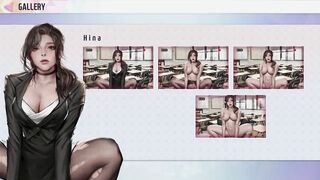 【Wish Paradise High】sex with beautiful Asian girl Hina gameplay