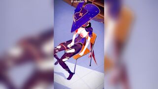 Genshin Impact - MONA she masturbates