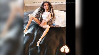 Dancing with Myself cute girl plays and fingers pussy