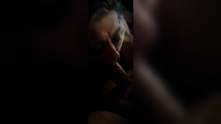 Snuck into my stepbrothers room to suck his dick