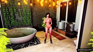 Tifa's sexy body - posing and exposing