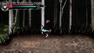 Blonde lady having sex in D eyes new hentai game video