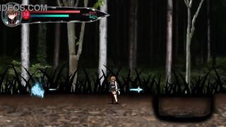 Blonde lady having sex in D eyes new hentai game video