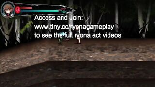 Blonde lady having sex in D eyes new hentai game video