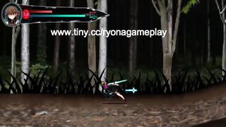 Blonde lady having sex in D eyes new hentai game video