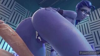 By IceDev (girl moans intensely from double penetration)