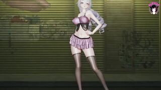 Sexy Dance + Cowgirl Sex (3D HENTAI)