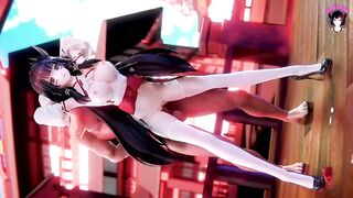 Standing Hot Sex - Teen With Sexy Socks (3D HENTAI)